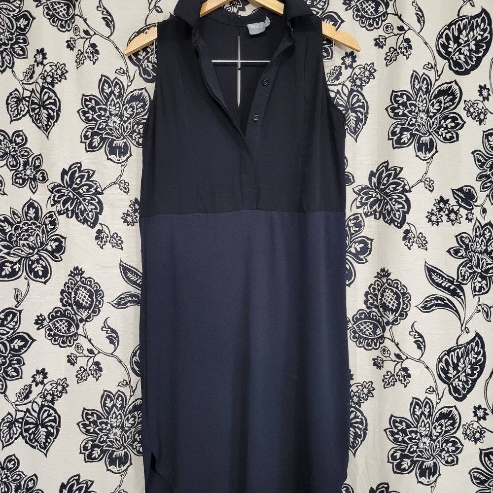 ASOS Black Collar Tank Dress Size 4